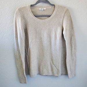 Madewell riverside texture tight knit sweater